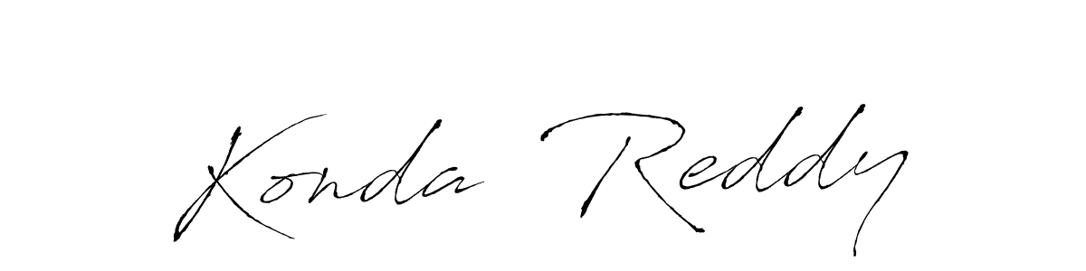 Design your own signature with our free online signature maker. With this signature software, you can create a handwritten (Antro_Vectra) signature for name Konda  Reddy. Konda  Reddy signature style 6 images and pictures png