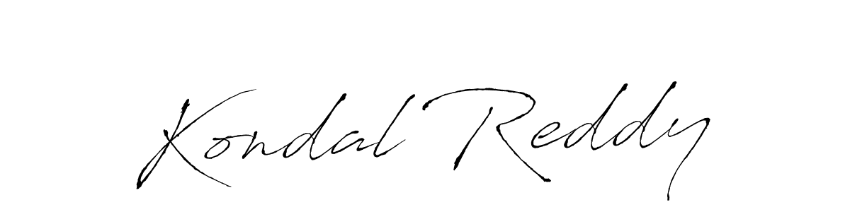 Kondal Reddy stylish signature style. Best Handwritten Sign (Antro_Vectra) for my name. Handwritten Signature Collection Ideas for my name Kondal Reddy. Kondal Reddy signature style 6 images and pictures png