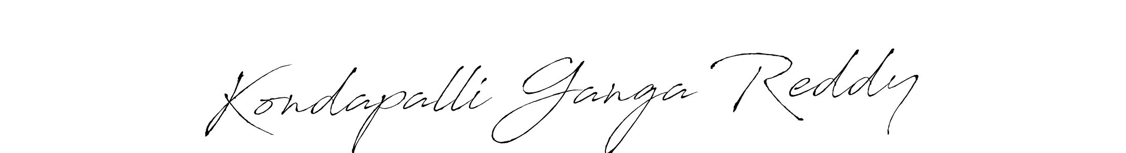 Make a short Kondapalli Ganga Reddy signature style. Manage your documents anywhere anytime using Antro_Vectra. Create and add eSignatures, submit forms, share and send files easily. Kondapalli Ganga Reddy signature style 6 images and pictures png