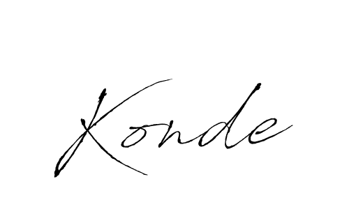 Konde stylish signature style. Best Handwritten Sign (Antro_Vectra) for my name. Handwritten Signature Collection Ideas for my name Konde. Konde signature style 6 images and pictures png