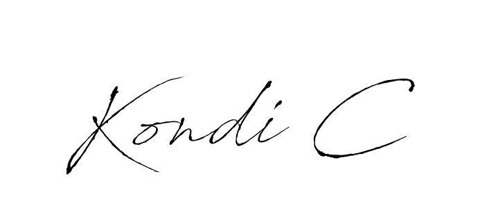 You should practise on your own different ways (Antro_Vectra) to write your name (Kondi C) in signature. don't let someone else do it for you. Kondi C signature style 6 images and pictures png