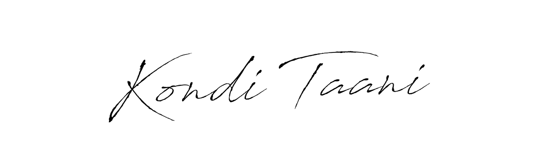 You should practise on your own different ways (Antro_Vectra) to write your name (Kondi Taani) in signature. don't let someone else do it for you. Kondi Taani signature style 6 images and pictures png