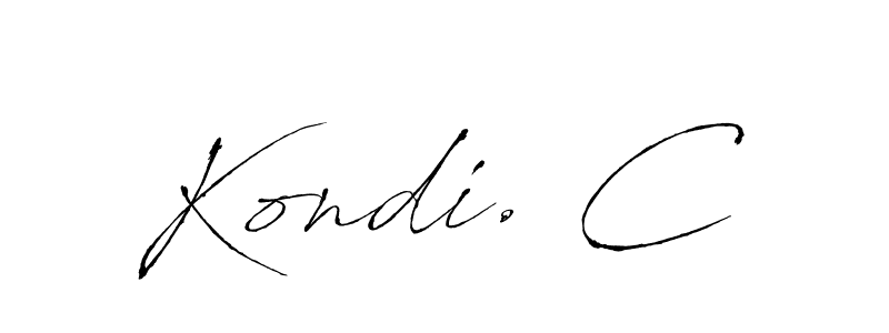 Also You can easily find your signature by using the search form. We will create Kondi. C name handwritten signature images for you free of cost using Antro_Vectra sign style. Kondi. C signature style 6 images and pictures png
