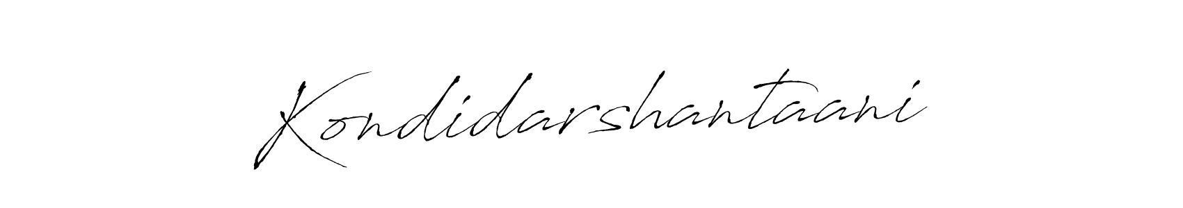 Create a beautiful signature design for name Kondidarshantaani. With this signature (Antro_Vectra) fonts, you can make a handwritten signature for free. Kondidarshantaani signature style 6 images and pictures png