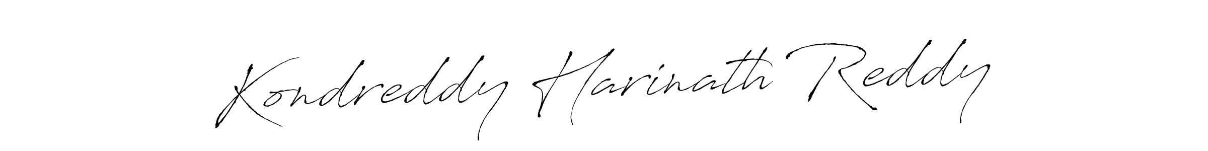 Use a signature maker to create a handwritten signature online. With this signature software, you can design (Antro_Vectra) your own signature for name Kondreddy Harinath Reddy. Kondreddy Harinath Reddy signature style 6 images and pictures png