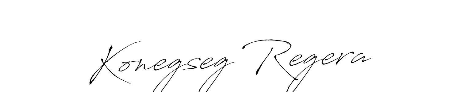 You should practise on your own different ways (Antro_Vectra) to write your name (Konegseg Regera) in signature. don't let someone else do it for you. Konegseg Regera signature style 6 images and pictures png