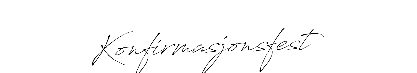 Check out images of Autograph of Konfirmasjonsfest name. Actor Konfirmasjonsfest Signature Style. Antro_Vectra is a professional sign style online. Konfirmasjonsfest signature style 6 images and pictures png