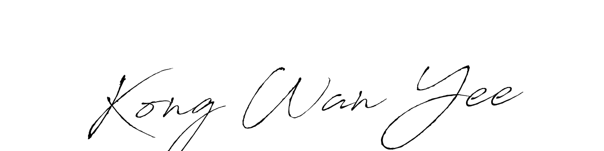 You should practise on your own different ways (Antro_Vectra) to write your name (Kong Wan Yee) in signature. don't let someone else do it for you. Kong Wan Yee signature style 6 images and pictures png