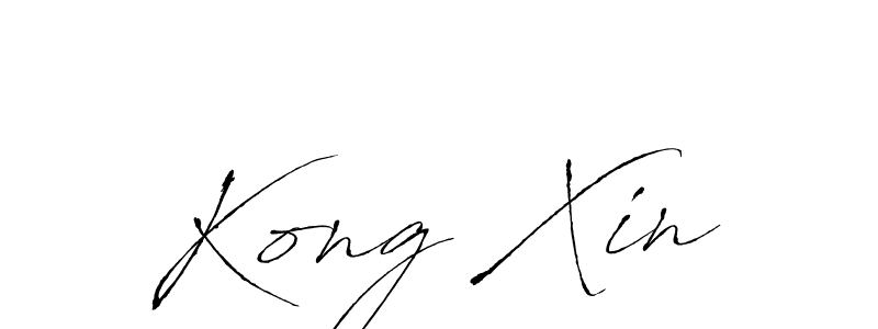 How to make Kong Xin name signature. Use Antro_Vectra style for creating short signs online. This is the latest handwritten sign. Kong Xin signature style 6 images and pictures png