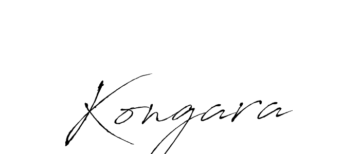 Antro_Vectra is a professional signature style that is perfect for those who want to add a touch of class to their signature. It is also a great choice for those who want to make their signature more unique. Get Kongara name to fancy signature for free. Kongara signature style 6 images and pictures png