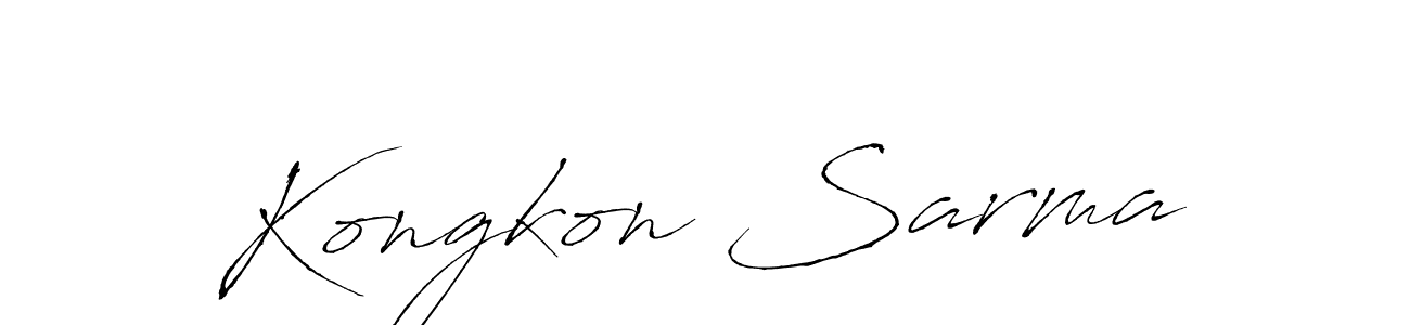 This is the best signature style for the Kongkon Sarma name. Also you like these signature font (Antro_Vectra). Mix name signature. Kongkon Sarma signature style 6 images and pictures png