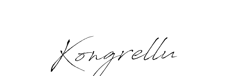 Also we have Kongrellu name is the best signature style. Create professional handwritten signature collection using Antro_Vectra autograph style. Kongrellu signature style 6 images and pictures png