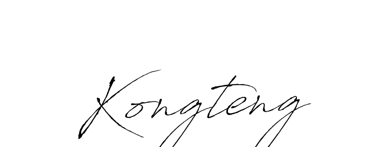 You should practise on your own different ways (Antro_Vectra) to write your name (Kongteng) in signature. don't let someone else do it for you. Kongteng signature style 6 images and pictures png