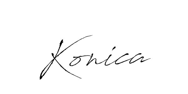 Also we have Konica name is the best signature style. Create professional handwritten signature collection using Antro_Vectra autograph style. Konica signature style 6 images and pictures png