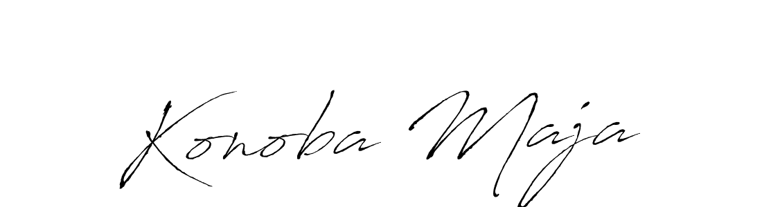 Use a signature maker to create a handwritten signature online. With this signature software, you can design (Antro_Vectra) your own signature for name Konoba Maja. Konoba Maja signature style 6 images and pictures png