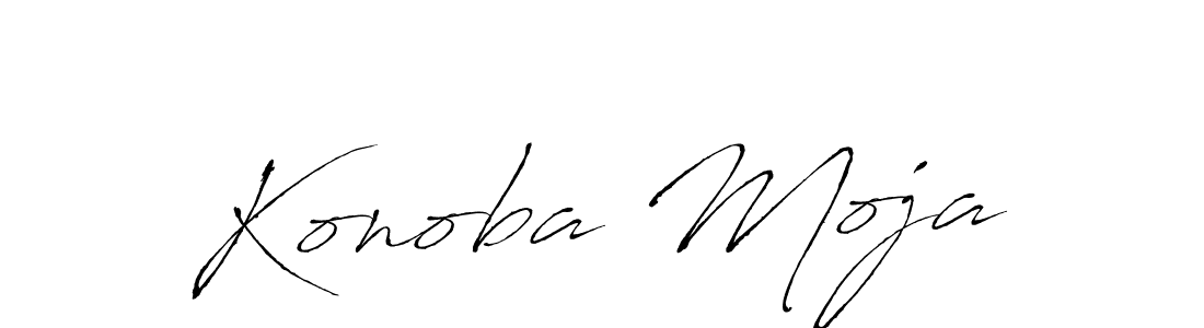 How to make Konoba Moja name signature. Use Antro_Vectra style for creating short signs online. This is the latest handwritten sign. Konoba Moja signature style 6 images and pictures png