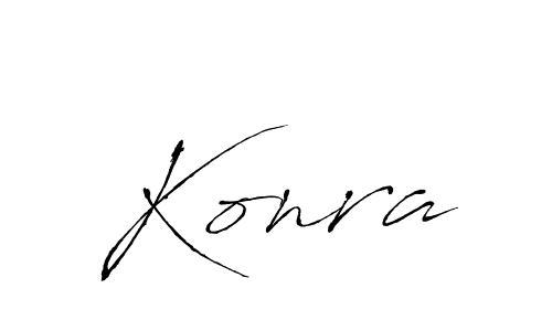 Antro_Vectra is a professional signature style that is perfect for those who want to add a touch of class to their signature. It is also a great choice for those who want to make their signature more unique. Get Konra name to fancy signature for free. Konra signature style 6 images and pictures png