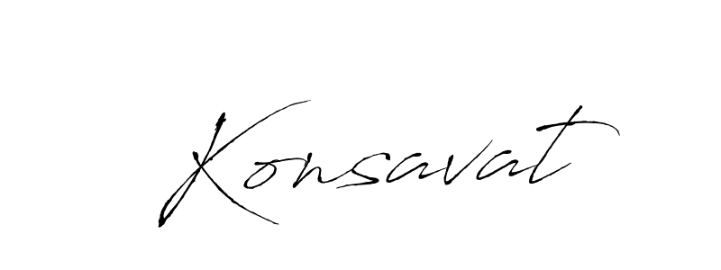 Once you've used our free online signature maker to create your best signature Antro_Vectra style, it's time to enjoy all of the benefits that Konsavat name signing documents. Konsavat signature style 6 images and pictures png
