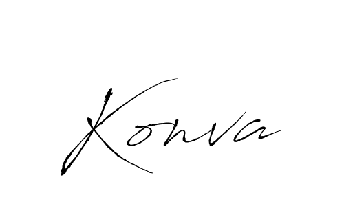 Similarly Antro_Vectra is the best handwritten signature design. Signature creator online .You can use it as an online autograph creator for name Konva. Konva signature style 6 images and pictures png