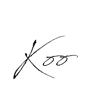 Once you've used our free online signature maker to create your best signature Antro_Vectra style, it's time to enjoy all of the benefits that Koo name signing documents. Koo signature style 6 images and pictures png