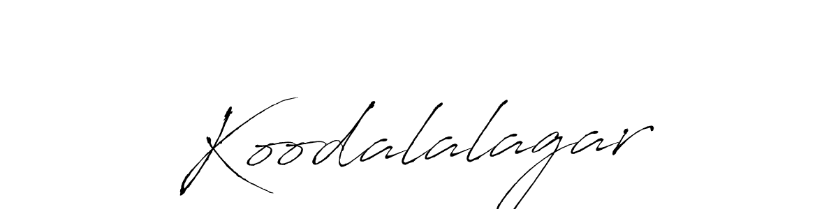 Use a signature maker to create a handwritten signature online. With this signature software, you can design (Antro_Vectra) your own signature for name Koodalalagar. Koodalalagar signature style 6 images and pictures png