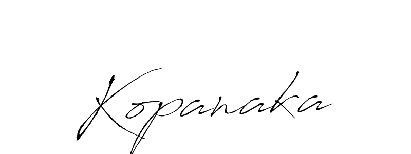 Design your own signature with our free online signature maker. With this signature software, you can create a handwritten (Antro_Vectra) signature for name Kopanaka. Kopanaka signature style 6 images and pictures png