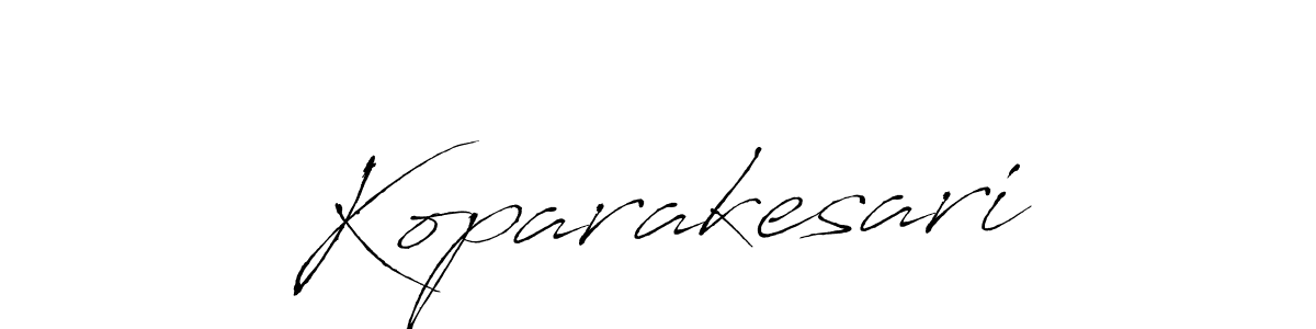 How to make Koparakesari name signature. Use Antro_Vectra style for creating short signs online. This is the latest handwritten sign. Koparakesari signature style 6 images and pictures png