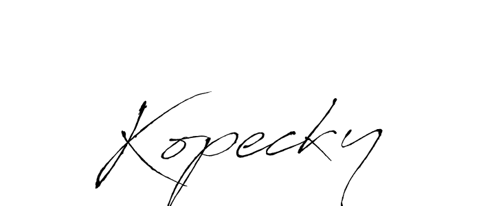 Kopecky stylish signature style. Best Handwritten Sign (Antro_Vectra) for my name. Handwritten Signature Collection Ideas for my name Kopecky. Kopecky signature style 6 images and pictures png