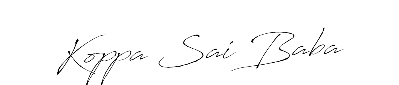 It looks lik you need a new signature style for name Koppa Sai Baba. Design unique handwritten (Antro_Vectra) signature with our free signature maker in just a few clicks. Koppa Sai Baba signature style 6 images and pictures png