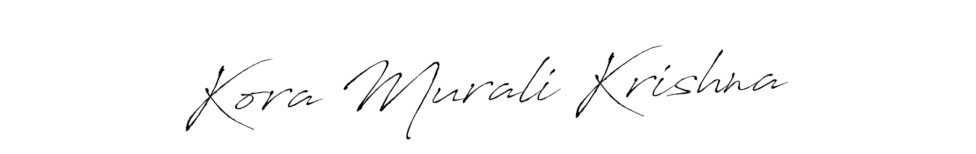 Also You can easily find your signature by using the search form. We will create Kora Murali Krishna name handwritten signature images for you free of cost using Antro_Vectra sign style. Kora Murali Krishna signature style 6 images and pictures png