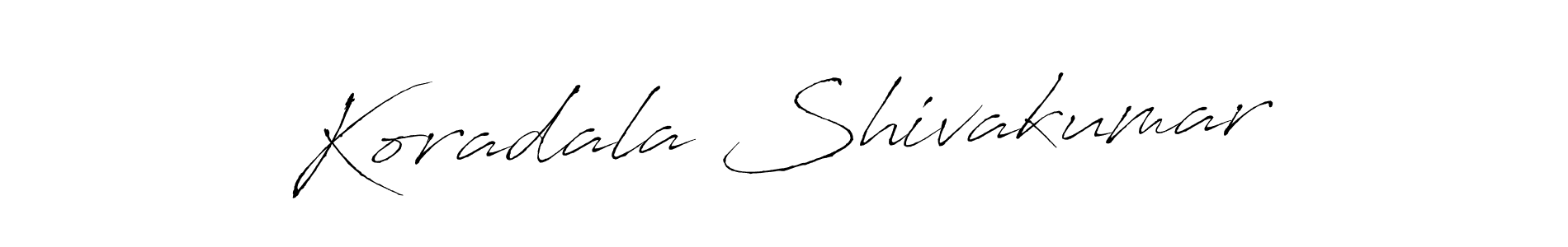 The best way (Antro_Vectra) to make a short signature is to pick only two or three words in your name. The name Koradala Shivakumar include a total of six letters. For converting this name. Koradala Shivakumar signature style 6 images and pictures png