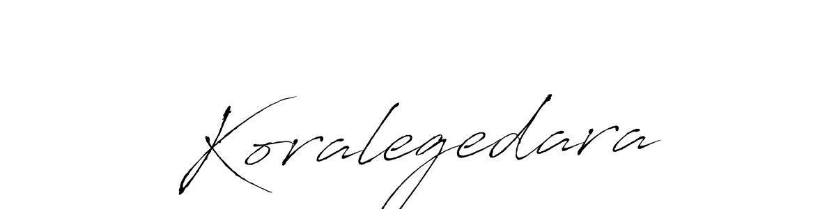 Antro_Vectra is a professional signature style that is perfect for those who want to add a touch of class to their signature. It is also a great choice for those who want to make their signature more unique. Get Koralegedara name to fancy signature for free. Koralegedara signature style 6 images and pictures png