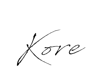 Kore stylish signature style. Best Handwritten Sign (Antro_Vectra) for my name. Handwritten Signature Collection Ideas for my name Kore. Kore signature style 6 images and pictures png