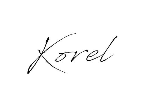 Also You can easily find your signature by using the search form. We will create Korel name handwritten signature images for you free of cost using Antro_Vectra sign style. Korel signature style 6 images and pictures png