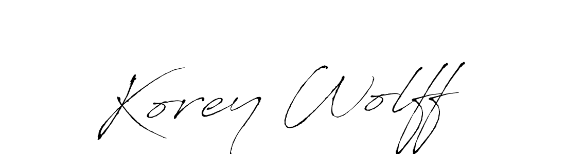 Also we have Korey Wolff name is the best signature style. Create professional handwritten signature collection using Antro_Vectra autograph style. Korey Wolff signature style 6 images and pictures png