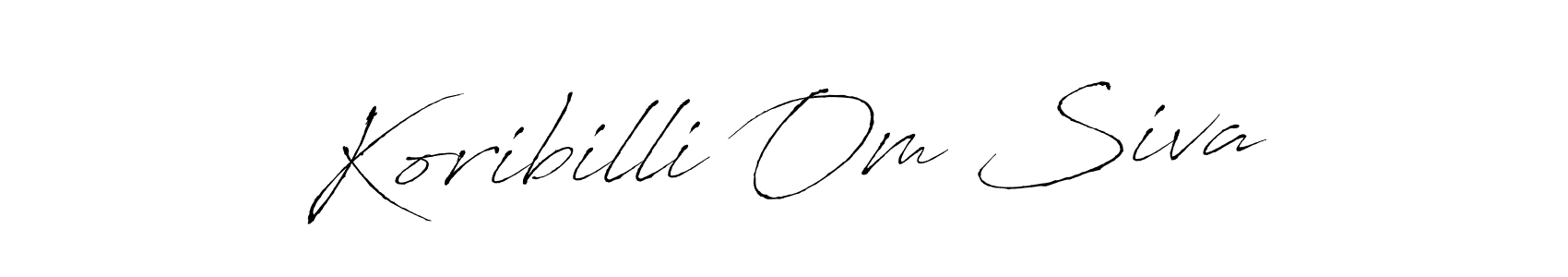 This is the best signature style for the Koribilli Om Siva name. Also you like these signature font (Antro_Vectra). Mix name signature. Koribilli Om Siva signature style 6 images and pictures png