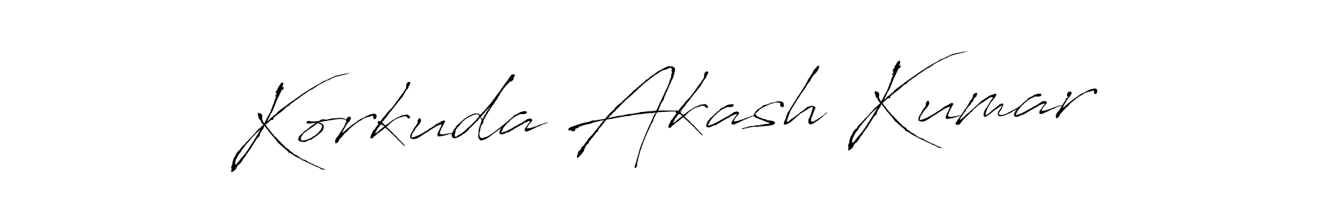 Once you've used our free online signature maker to create your best signature Antro_Vectra style, it's time to enjoy all of the benefits that Korkuda Akash Kumar name signing documents. Korkuda Akash Kumar signature style 6 images and pictures png