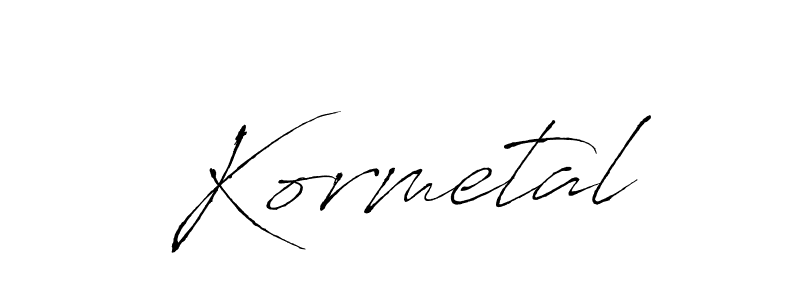 Make a beautiful signature design for name Kormetal. With this signature (Antro_Vectra) style, you can create a handwritten signature for free. Kormetal signature style 6 images and pictures png
