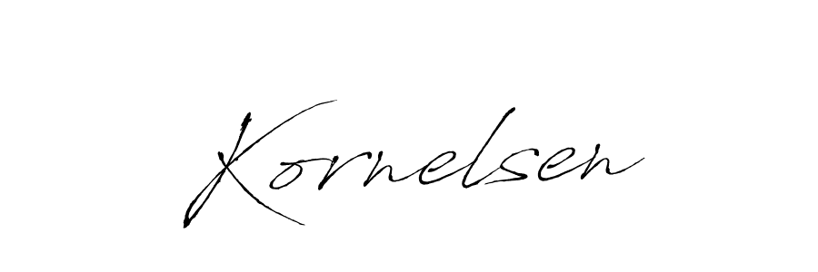 Design your own signature with our free online signature maker. With this signature software, you can create a handwritten (Antro_Vectra) signature for name Kornelsen. Kornelsen signature style 6 images and pictures png