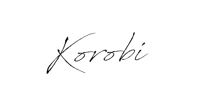 if you are searching for the best signature style for your name Korobi . so please give up your signature search. here we have designed multiple signature styles  using Antro_Vectra. Korobi  signature style 6 images and pictures png