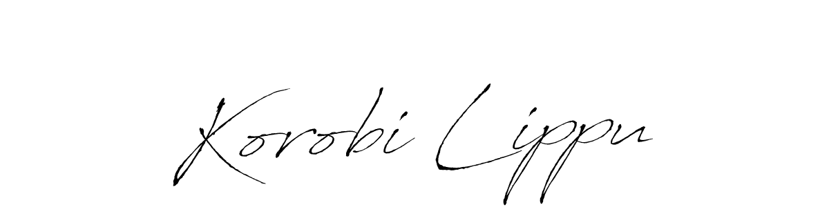 Make a beautiful signature design for name Korobi Lippu. Use this online signature maker to create a handwritten signature for free. Korobi Lippu signature style 6 images and pictures png