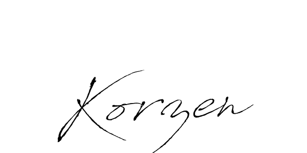 Also You can easily find your signature by using the search form. We will create Korzen name handwritten signature images for you free of cost using Antro_Vectra sign style. Korzen signature style 6 images and pictures png