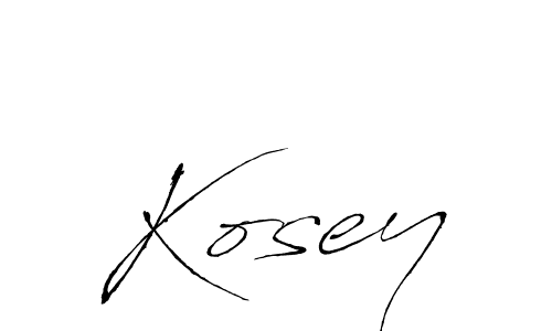 Create a beautiful signature design for name Kosey. With this signature (Antro_Vectra) fonts, you can make a handwritten signature for free. Kosey signature style 6 images and pictures png