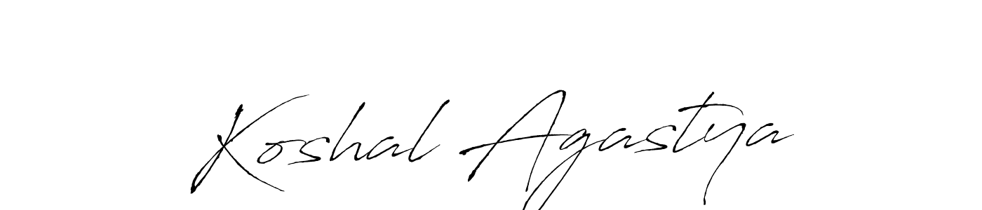 You should practise on your own different ways (Antro_Vectra) to write your name (Koshal Agastya) in signature. don't let someone else do it for you. Koshal Agastya signature style 6 images and pictures png