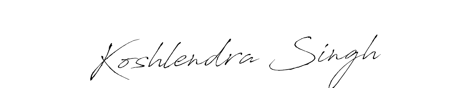 Also we have Koshlendra Singh name is the best signature style. Create professional handwritten signature collection using Antro_Vectra autograph style. Koshlendra Singh signature style 6 images and pictures png