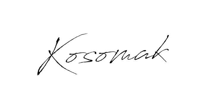 Kosomak stylish signature style. Best Handwritten Sign (Antro_Vectra) for my name. Handwritten Signature Collection Ideas for my name Kosomak. Kosomak signature style 6 images and pictures png
