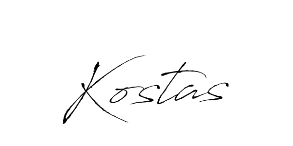 Use a signature maker to create a handwritten signature online. With this signature software, you can design (Antro_Vectra) your own signature for name Kostas. Kostas signature style 6 images and pictures png