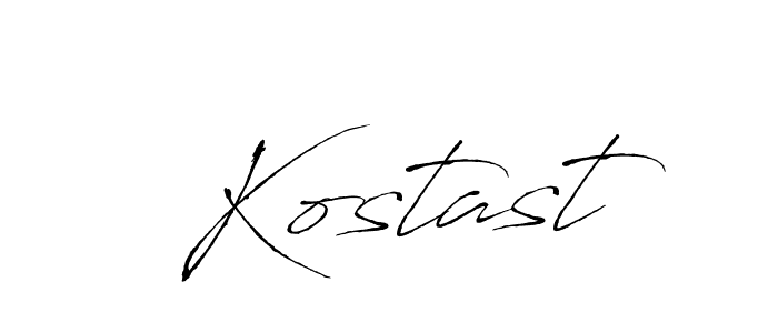 Kostast stylish signature style. Best Handwritten Sign (Antro_Vectra) for my name. Handwritten Signature Collection Ideas for my name Kostast. Kostast signature style 6 images and pictures png