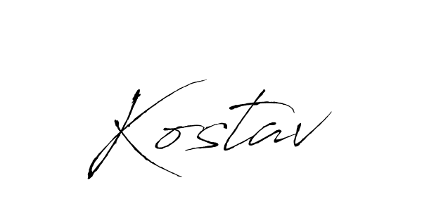 Antro_Vectra is a professional signature style that is perfect for those who want to add a touch of class to their signature. It is also a great choice for those who want to make their signature more unique. Get Kostav name to fancy signature for free. Kostav signature style 6 images and pictures png