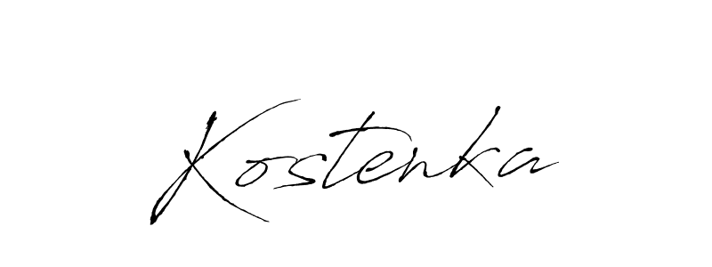 How to Draw Kostenka signature style? Antro_Vectra is a latest design signature styles for name Kostenka. Kostenka signature style 6 images and pictures png